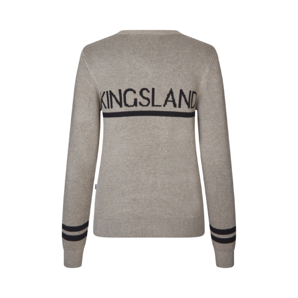 Kingsland Nancy Ladies Knitted Pullover Beige Melange - Afbeelding 3